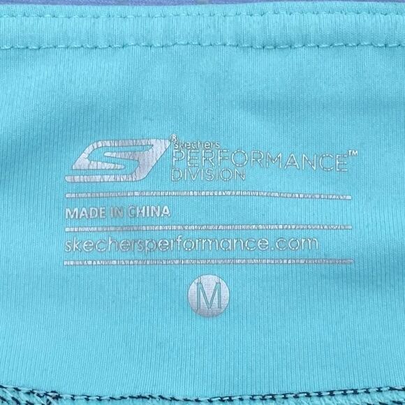 Skechers Performance Go Run Navy and Light Blue Leggings. Size Medium. EUC! - Picture 4 of 6